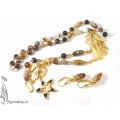 Set colier si cercei agate